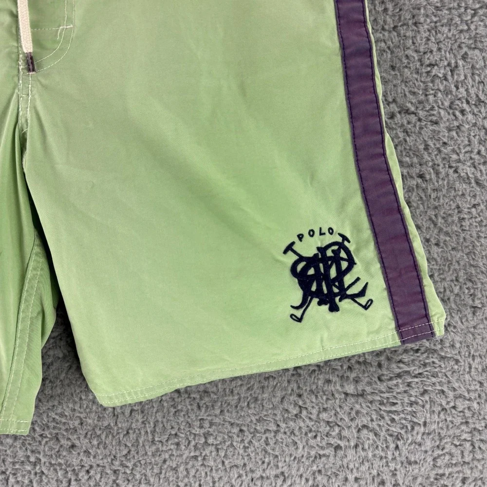 Polo‎ Ralph Lauren Swim Trunks Mens Medium Green 7.5